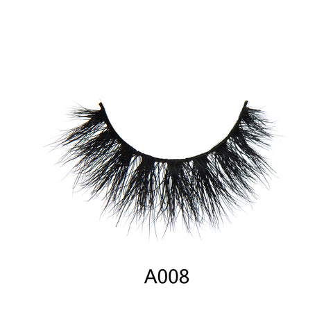 Real 3D Eyelashes Strip Lashes - A008