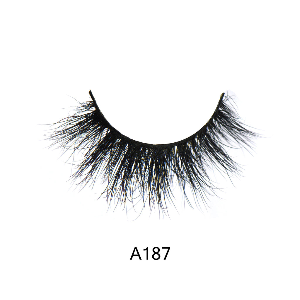 Real 3D Eyelashes Strip Lashes - A187