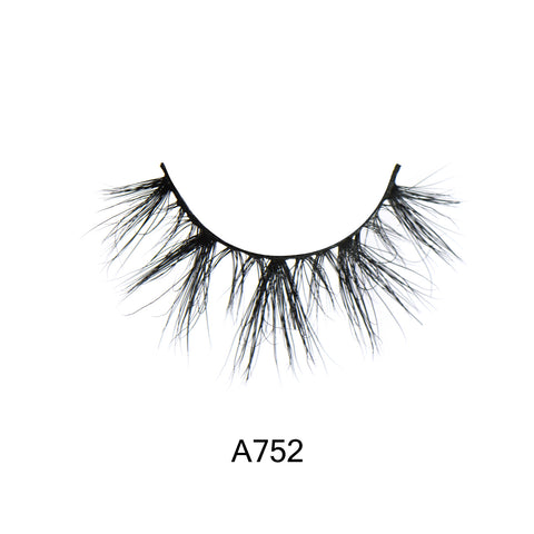 Real 3D Eyelashes Strip Lashes - A752