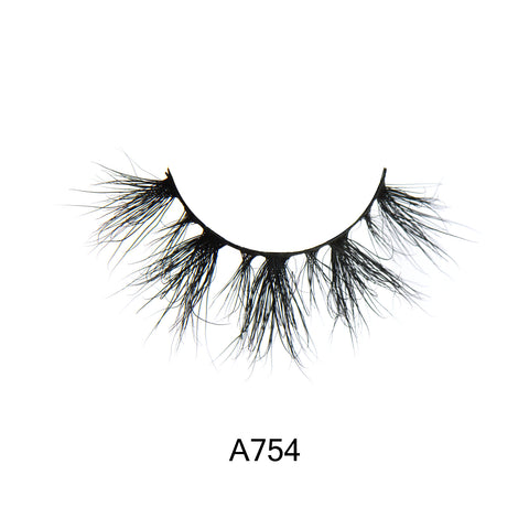 Real 3D Eyelashes Strip Lashes - A754