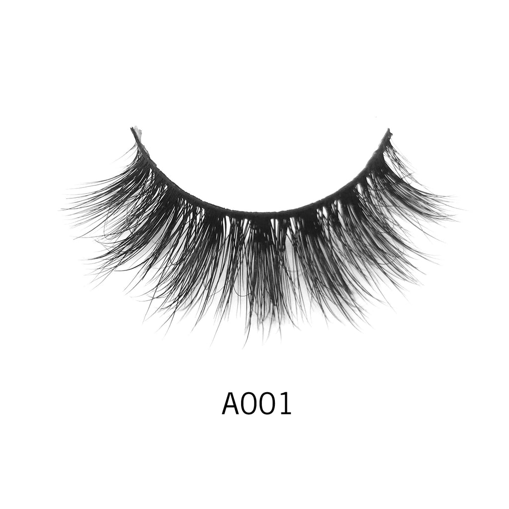 Real 3D Eyelashes Strip Lashes - A001