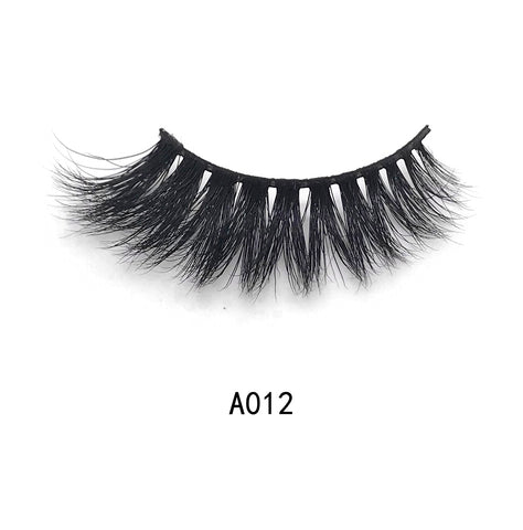 Real 3D Eyelashes Strip Lashes - A012
