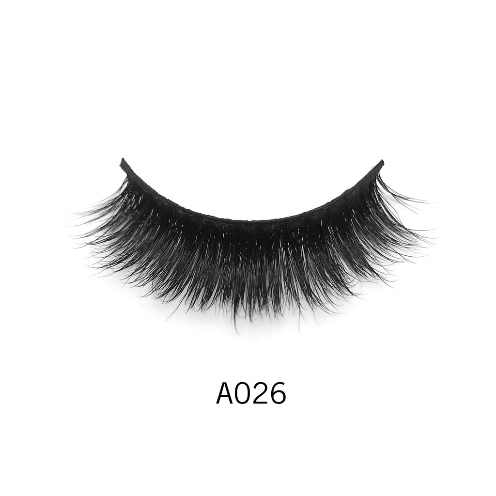 Real 3D Eyelashes Strip Lashes - A026