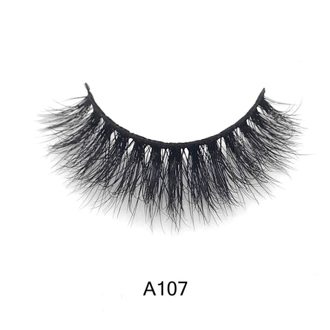 Real 3D Eyelashes Strip Lashes - A107