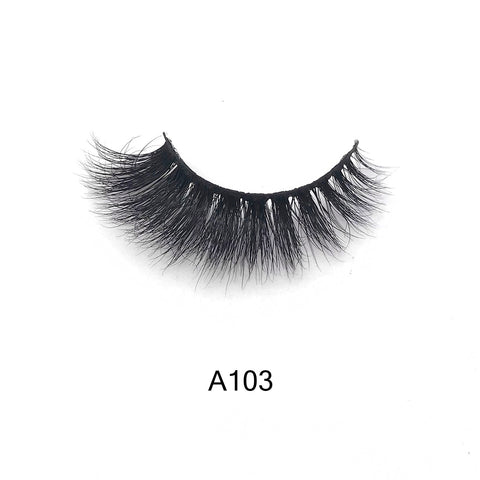 Real 3D Eyelashes Strip Lashes - A103