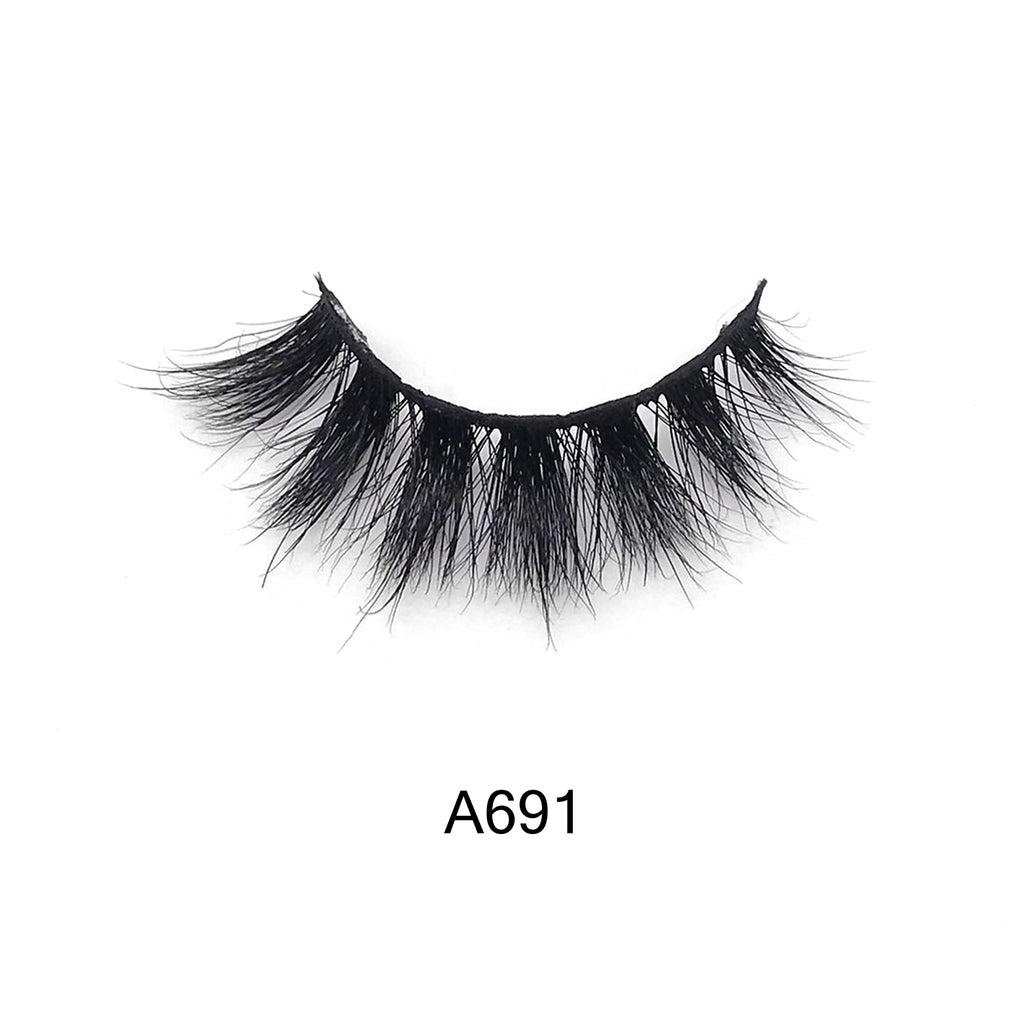 Real 3D Eyelashes Strip Lashes - A691