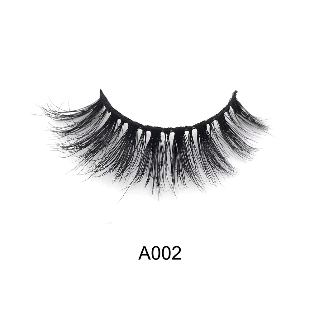 Real 3D Eyelashes Strip Lashes - A002
