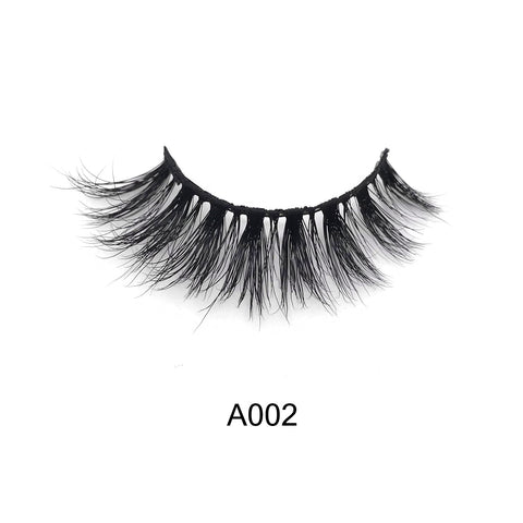 Real 3D Eyelashes Strip Lashes - A002
