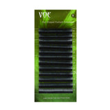 Flat Eyelash Extensions Semi Permanent Individual Silk Lashes B curl