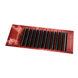 Flat Eyelash Extensions Semi Permanent Individual Silk Lashes C curl