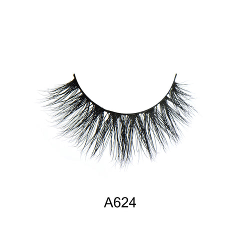 Real 3D Eyelashes Strip Lashes - A624