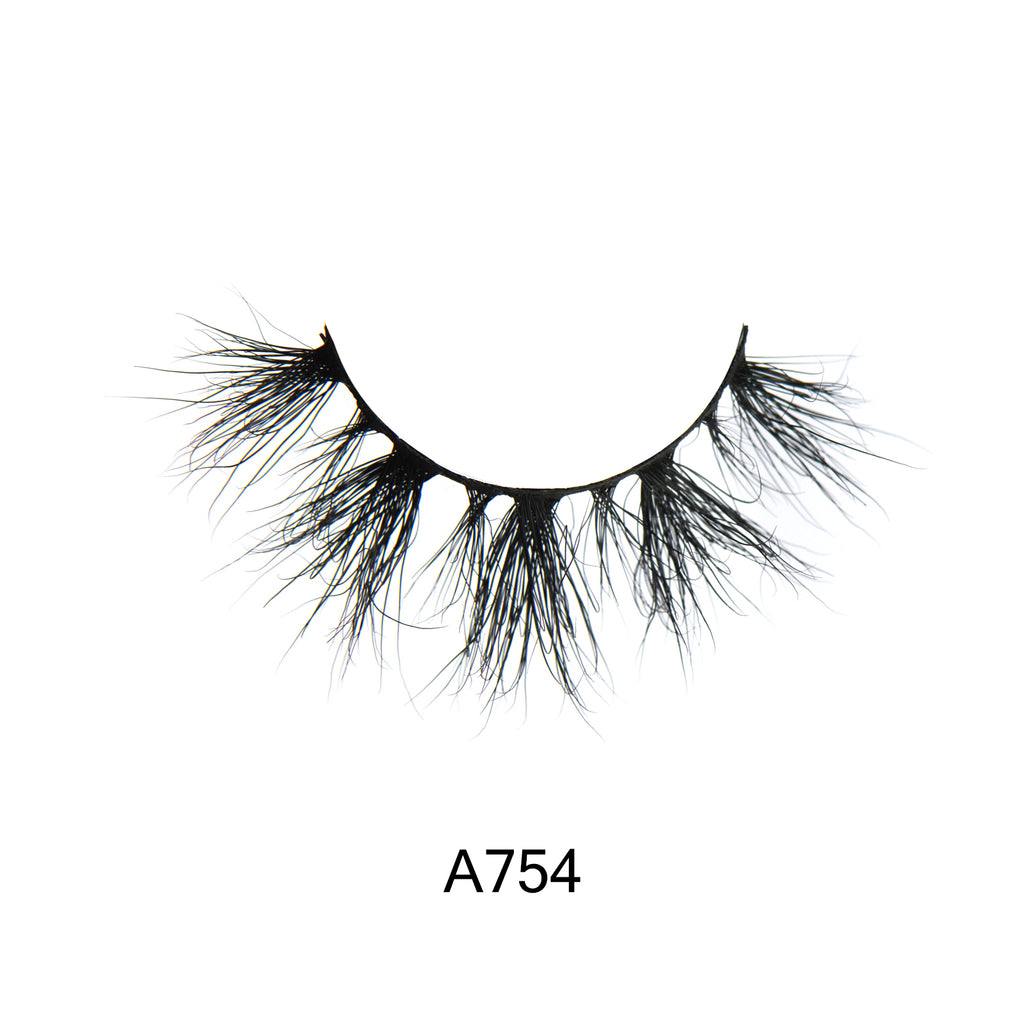 Real 3D Eyelashes Strip Lashes - A754