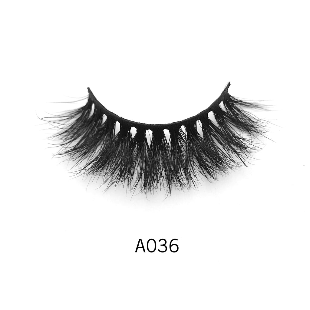 Real 3D Eyelashes Strip Lashes - A036