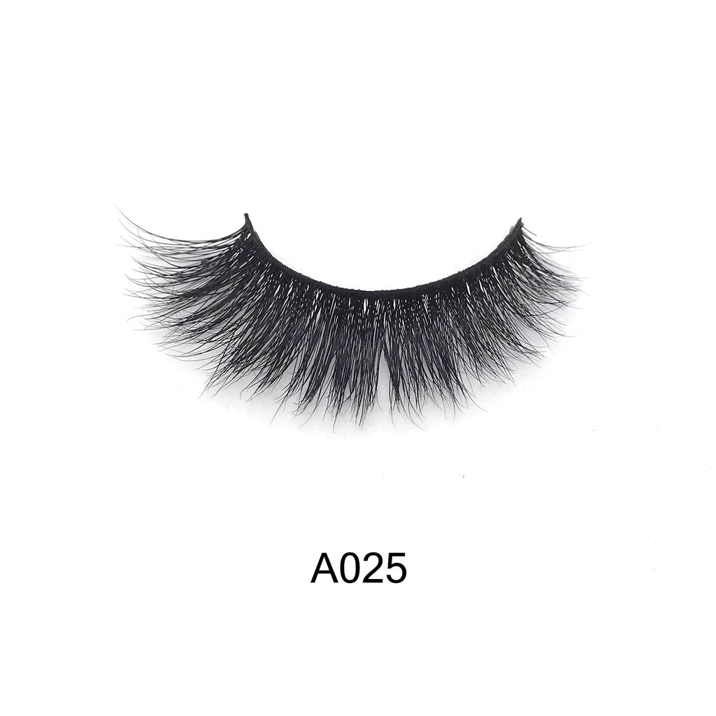 Real 3D Eyelashes Strip Lashes - A025